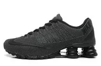 hombre nike turbo shox free run 2 carbon black